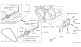 Diagram for 1990 Nissan Hardbody Pickup (D21) A/C Idler Pulley - 11927-30W01