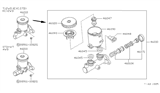 Diagram for Nissan Hardbody Pickup (D21U) Brake Master Cylinder Reservoir - 46010-92G01