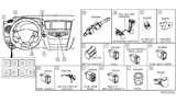 Diagram for 2015 Nissan Rogue Headlight Switch - 25560-4BA7C