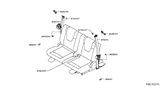 Diagram for 2019 Nissan Rogue Seat Belt - 89842-4BA8A