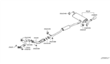 Diagram for 2010 Nissan Rogue Exhaust Pipe - 20010-JG30A