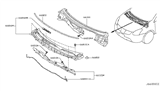 Diagram for 2013 Nissan Rogue Weather Strip - 66830-JM00B