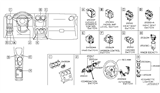 Diagram for 2007 Nissan Versa Headlight Switch - 25540-EE90A