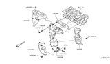 Diagram for 2014 Nissan Altima Exhaust Manifold Gasket - 14036-3TA0B
