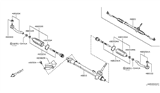 Diagram for Nissan Rogue Steering Gear Box - 48001-JM00C