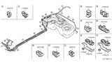 Diagram for 2011 Nissan Juke Fuel Line Clamps - 17571-1FC0A