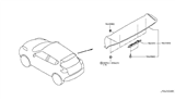 Diagram for Nissan Juke Spoiler - 999J1-6XB20