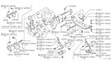 Diagram for 1984 Nissan 720 Pickup Motor And Transmission Mount - 11220-08W20