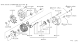 Diagram for 1989 Nissan Pathfinder Alternator Brush - 23142-80W00