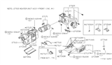 Diagram for Nissan 720 Pickup Heater Core - 27140-03W10