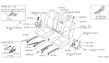 Diagram for 1984 Nissan 720 Pickup Seat Switch - 87610-H9200