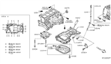 Diagram for 2014 Nissan Sentra Crankshaft Seal - 12279-3HC0A