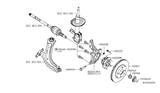 Diagram for 2011 Nissan Sentra Wheel Hub - 40202-ET01A