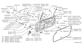 Diagram for Nissan 280ZX Weather Strip - 80241-P7100