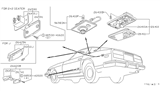 Diagram for Nissan 280ZX Dome Light - 26410-01A10