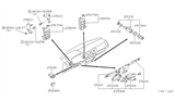 Diagram for Nissan 300ZX Turn Signal Switch - 25540-01P09