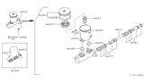 Diagram for Nissan 300ZX Brake Master Cylinder Reservoir - 46010-22F20