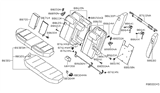 Diagram for 2010 Nissan Altima Seat Cushion - 88300-JA22C