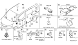 Diagram for Nissan NV Air Bag Sensor - 98820-3LM8A