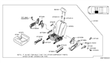 Diagram for 2020 Nissan NV Seat Cushion - 87361-3LM0A