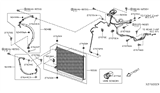 Diagram for 2016 Nissan NV A/C Hose - 92450-9SH0C