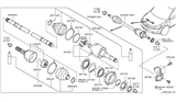 Diagram for Nissan Murano Axle Shaft - 39100-CA000