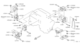 Diagram for 2005 Nissan Murano Engine Mount Torque Strut - 11274-CA100