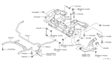 Diagram for 2002 Nissan Pathfinder Control Arm Bracket - 54480-0W006