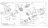 Diagram for Nissan Pathfinder Starter Brush - 23380-9E010