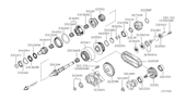 Diagram for 2004 Nissan Pathfinder CV Joint Companion Flange - 33210-0W412