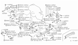 Diagram for 1989 Nissan Axxess Motor And Transmission Mount - 11350-01E02