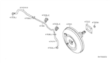 Diagram for Nissan Altima Brake Booster - 47210-9N00A