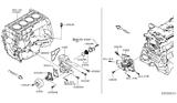 Diagram for Nissan Versa Thermostat - 21200-5RF3A
