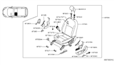 Diagram for 2022 Nissan Versa Seat Switch - 87468-5RB0A