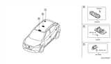 Diagram for Nissan Versa Note Interior Light Bulb - 26447-JD00A