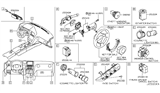 Diagram for Nissan GT-R Wiper Switch - 25560-JF10A
