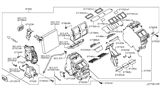 Diagram for 2020 Nissan GT-R Blend Door Actuator - 27732-AM610