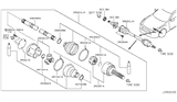 Diagram for Nissan GT-R CV Joint - 39211-EG000