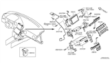 Diagram for 2013 Nissan GT-R A/C Switch - 25391-JF33A