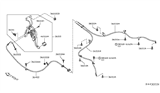 Diagram for 2014 Nissan Rogue Parking Brake Cable - 36531-4BB0A