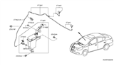 Diagram for Nissan Versa Windshield Washer Nozzle - 28933-1HB1A
