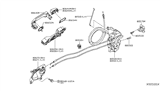 Diagram for Nissan Versa Door Latch Cable - 80515-3BB0A