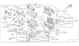 Diagram for Nissan Altima Heater Core - 27140-1E400