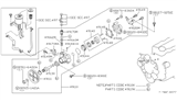 Diagram for 1995 Nissan Pathfinder Power Steering Pump - 49110-60G10