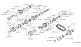 Diagram for Nissan Pathfinder Output Shaft Bearing - 32203-73P00
