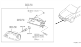 Diagram for 1997 Nissan Maxima Headlight - 26075-40U00