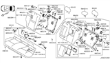 Diagram for Nissan Rogue Sport Cup Holder - 88775-6MA0A