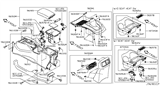 Diagram for 2022 Nissan Rogue Sport Center Console Base - 96930-6FK0A