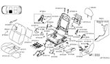 Diagram for 2018 Nissan Rogue Sport Seat Switch - 87066-4BV0A