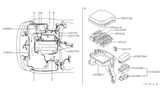Diagram for 1996 Nissan 240SX Relay Block - 25236-65F00